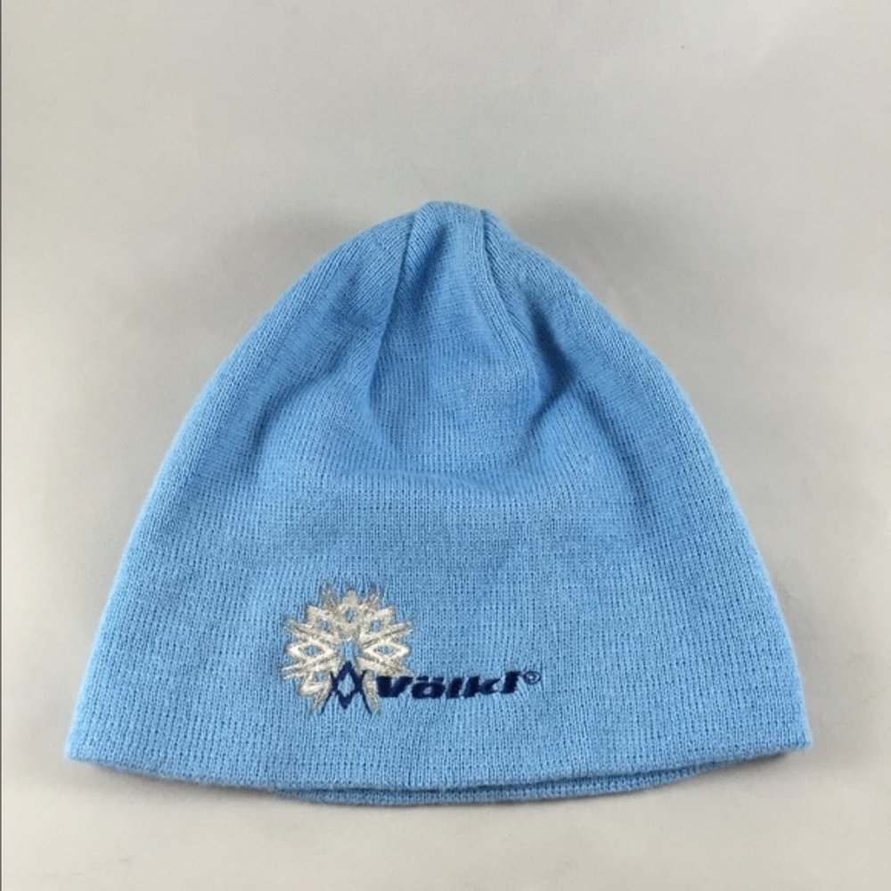 Volkl Attiva Women's Beanie Ski Snow Hat Sky Blue